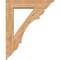 Ekena Millwork Olympic Traditional Smooth Bracket w/ Offset Brace, Western Red Cedar, 7 1/2"W x 34"D x 42"H BKT0806X34X42OLY01SWR - alternate 4